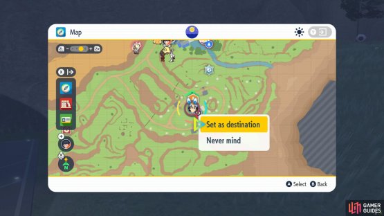 The Dark Crew&rsquo;s base on the map.