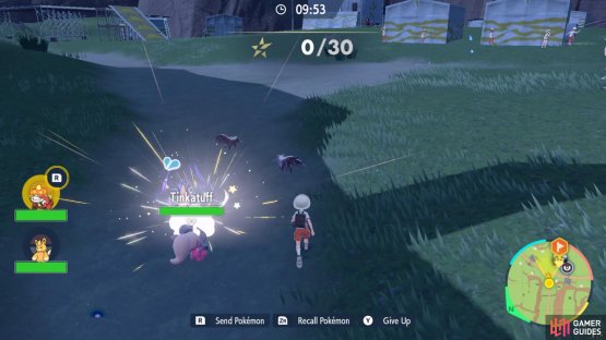 The Star Barrage is different to regular Pok&eacute;mon battles.