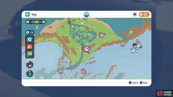 Location of the Fairy Crew&rsquo;s base on the map.