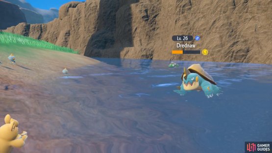Drednaw can be found near rivers.