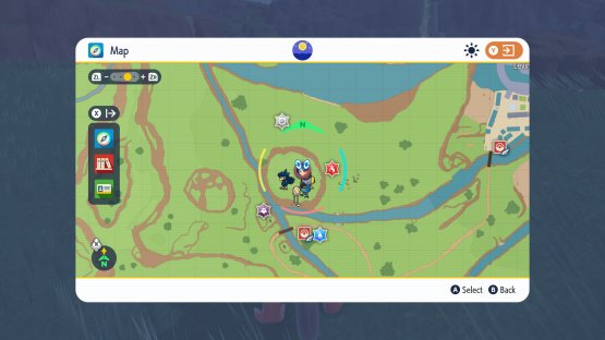 Head to location on the map