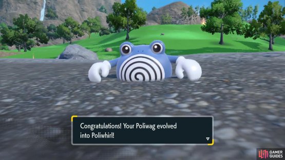 Poliwag will then evolve into Poliwhirl.