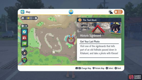Fourth Signpost Location.