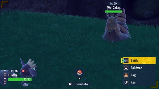 Wo-Chien is a Dark/Grass Type