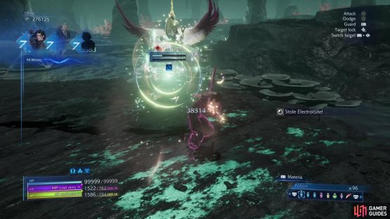You can steal !Electrocute Materia from the !Garuda enemies in Mission 9-4-6.