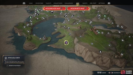 !Kneazle den location.