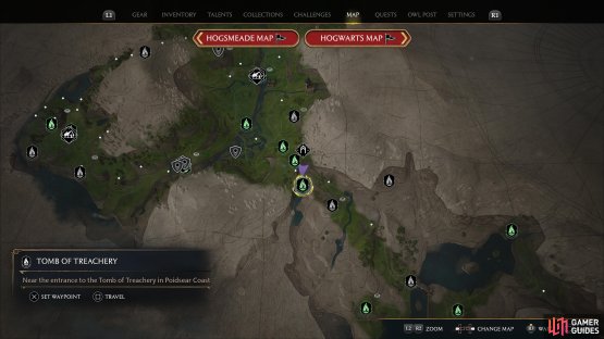 Head to the Tomb of Treachery Dungeon