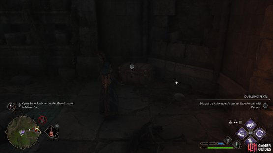 then open the chest inside for the Mysterious Map Fragment