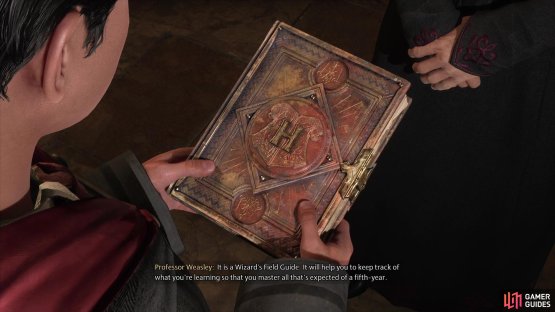 You will gain the Field Guide shortly after the prologue
