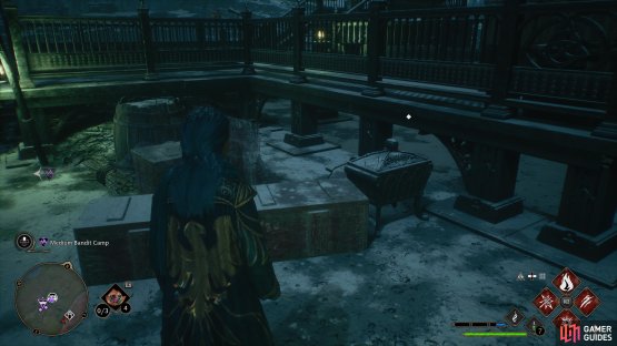 to find the Collection Chest sitting behind some crates.