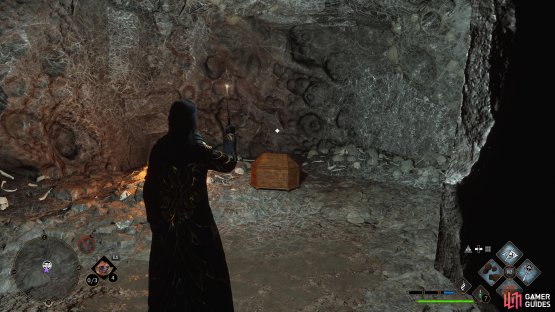 and you&rsquo;ll find the Collection Chest down a path of Devil Snares.
