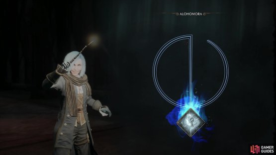 Complete the spell-learning minigame to learn !Alohomora,