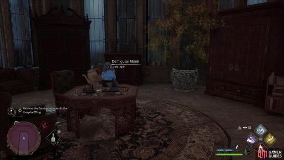 to find the Demiguise Statue behind them.