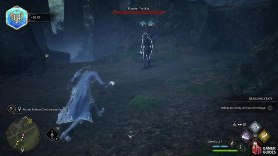 Casting !Disillusionment will allow you to sneak up on enemies, as long as you approach from behind.