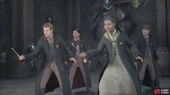 Fight your fellow wizards in the Champion Duel to complete the Hecaret Challenge 2 in Hogwarts Legacy.