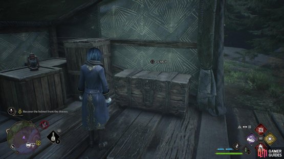 Grab the Helm of Urtkot out of a chest,