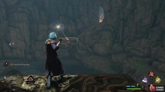 Use Accio to guide a platform across a pit,