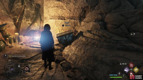 where a second small chest awaits.