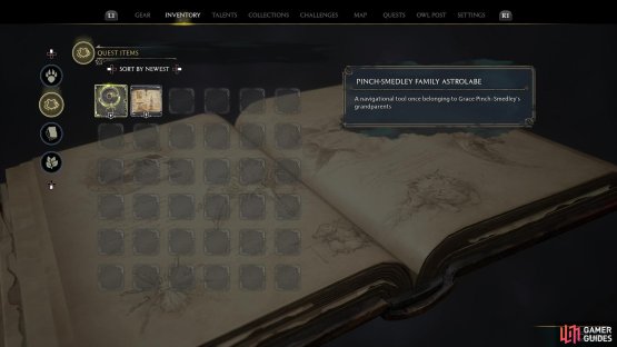 Keeping the astrolabe will&hellip; occupy an inventory spot.
