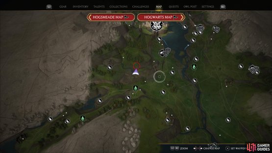 The second !Hogwarts Valley Landing Platform
