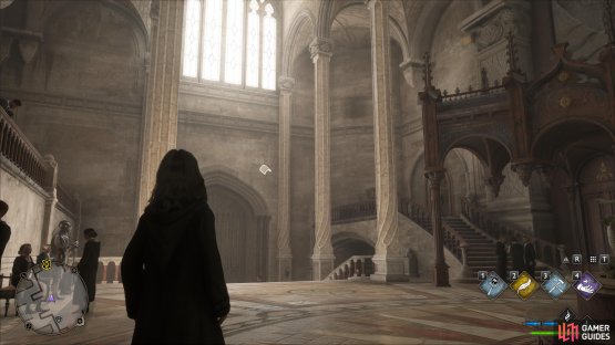 You&rsquo;ll find one flying page on the left side of the room.