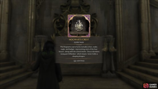 The description for the Hogwart&rsquo;s Crest page.