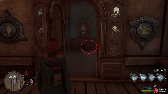 You’ll find the Collection Chest on the other side of the door puzzle.