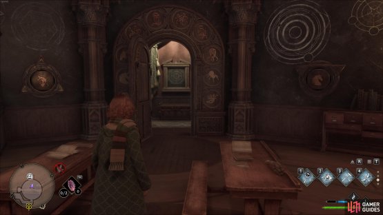 The solution to the third animal door puzzle.