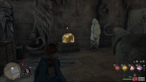 You’ll find the Collection Chest in the room behind the animal puzzle door.