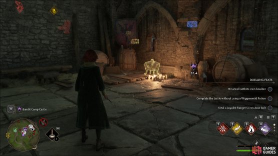 You&rsquo;ll find the first Collection Chest at the Bandit Camp Castle to the left just as you enter from the east.