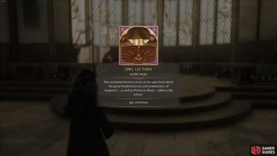 The description for the Owl Lectern page.