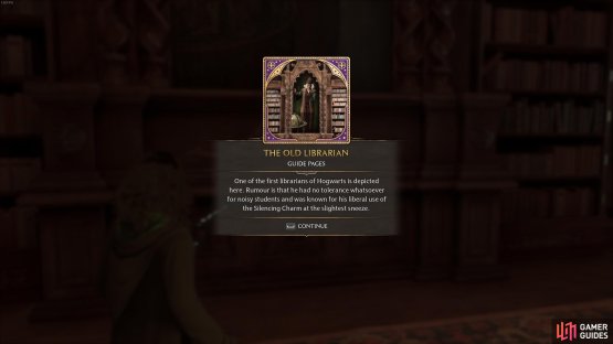 The description for The Old Librarian page.