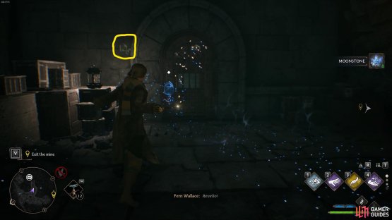 There&rsquo;s a locked room as you escape the mine with a Collection Chest inside.