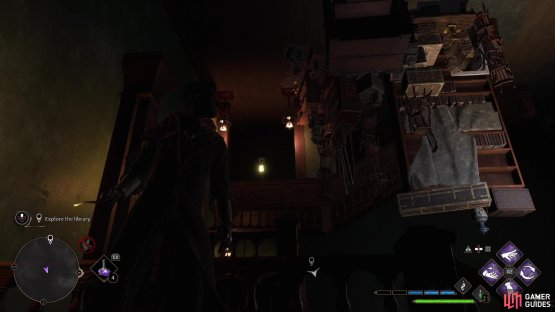 Look up and to the right to spot this lantern to grab