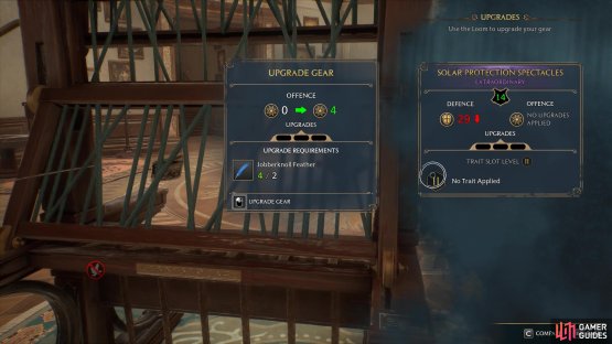 and it can also be used to upgrade gear. 