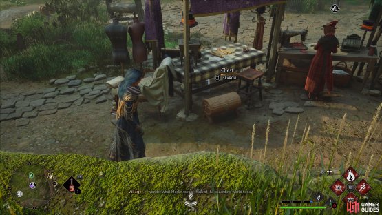 and you&rsquo;ll find the chest near the stall.