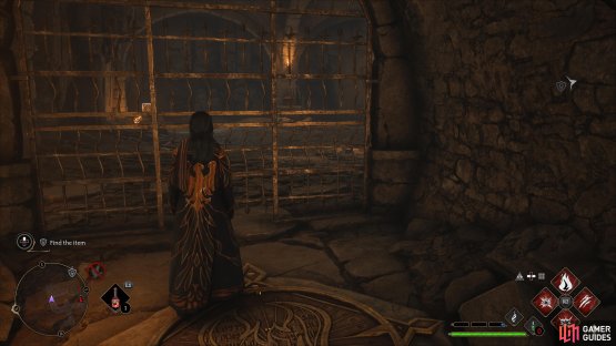 and you&rsquo;ll find the chest in a caged room.