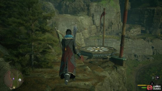 look for the large posts to spot this platform.