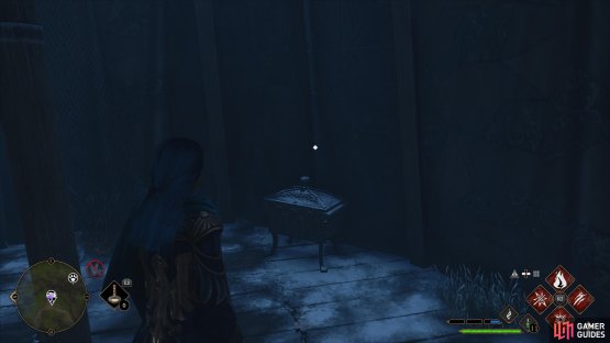 and you&rsquo;ll find the Collection Chest sitting inside a tent.