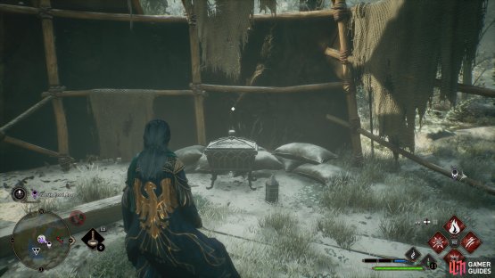 and you&rsquo;ll find the Collection Chest sitting inside a tent.