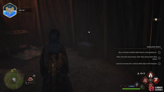to find the Chest sitting in a tent.