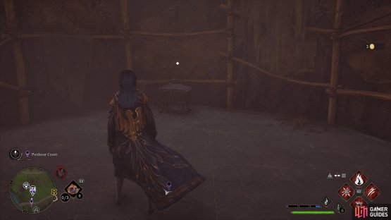 to find the Chest sitting in a tent