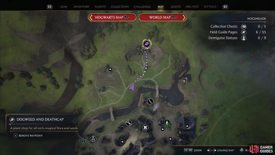 Head to this location on the map and purchase the three combat plants