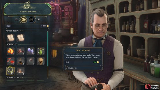 You can purchase Troll Bogeys from J. Pippin&rsquo;s Potions