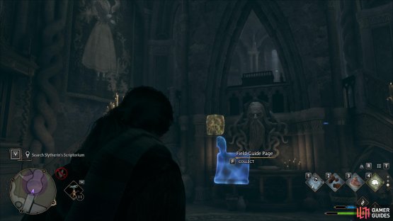 Inside the Scriptorium, a hidden room is only accessible once you progress through the Sebastian Relationship storyline.