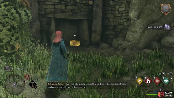 to find a spider lair filled with treasure chests.