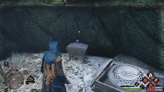 and you&rsquo;ll find the Collection Chest in a large tent.