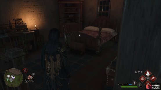 to find the Collection Chest sitting at the end of the bed.