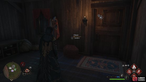 to find this Collection Chest sitting beside a door.