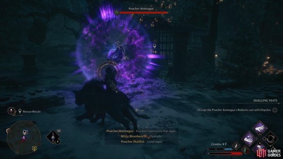 Use the correct spells to destroy the shields